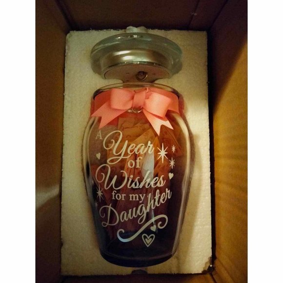 The Bradford Exchange Wishes for My Daughter Musical Jar - Picture 3 of 6